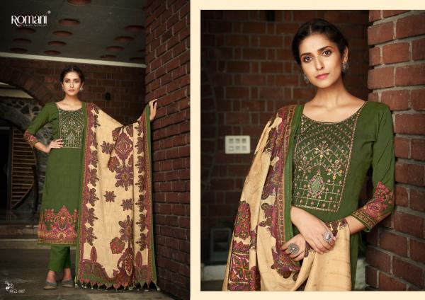 Romani Gulmarg Exclusive Wollen Wear Pashmina Designer Dress Collection